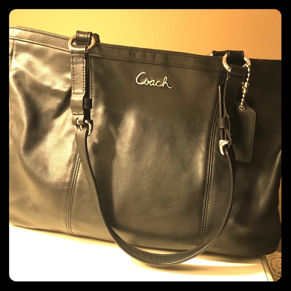 Coach black brief